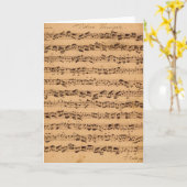 De concerto's Brandenburger, No.5 D-Dur, 1721 Kaart (Gele Bloem)