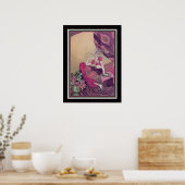 "De concubine" Deco-kunst uit 1920 Poster (Keuken)