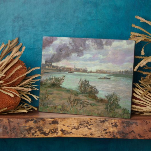 De conferentie van de Seine en de Marne in Ivry Fotoplaat (Zijkant)