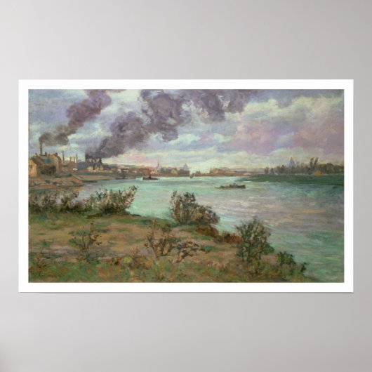 De conferentie van de Seine en de Marne in Ivry Poster (Voorkant)