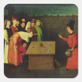 De Conjuror Vierkante Sticker (Voorkant)