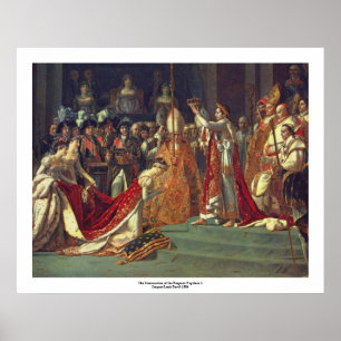 De Consectie van de keizer Napoleon l Poster