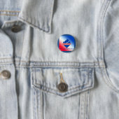 De conservatieve partij Old Torch Logo Ronde Button 3,2 Cm (In situ)