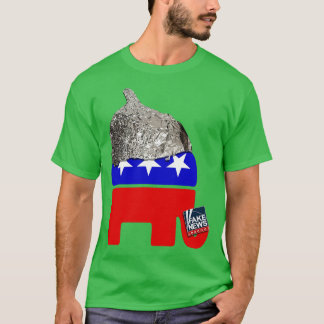 De Conspiracy Party Republikeinse Tin Folie Pet Cl T-shirt