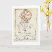 De constante babbelaar. kaart (Gele Bloem)