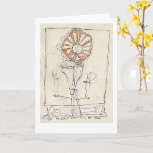 De constante babbelaar. kaart (Gele Bloem)