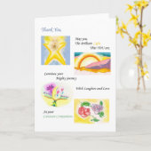 De constante Vrouwelijke Kaart van Metgezellen (Gele Bloem)