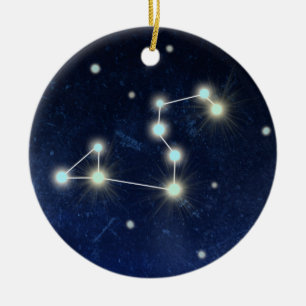 De Constellatie   Blauwe Douane   van de Leeuw Keramisch Ornament