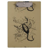 De Constellatie Hevelius 1690 van Schorpioen Decor Klembord (Voorkant)