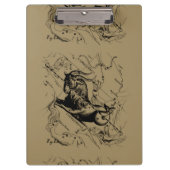 De Constellatie Hevelius 1690 van Steenbok op Klembord (Voorkant)