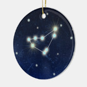 De Constellatie van Steenbok | Naam van de Douane Keramisch Ornament (Links)