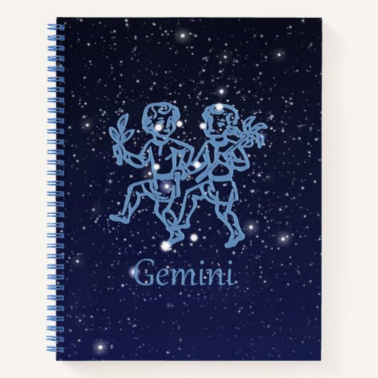 De Constellatie van Tweeling en het Teken van de Notitieboek (Voorkant)
