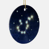 De Constellatie van Waterman | Naam van de Douane Keramisch Ornament (Rechts)