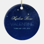 De Constellatie van Waterman | Naam van de Douane Keramisch Ornament (Achterkant)