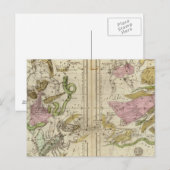 De constellaties in april-september briefkaart (Voorkant / Achterkant)
