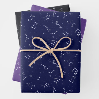 De constellaties inpakpapier vel