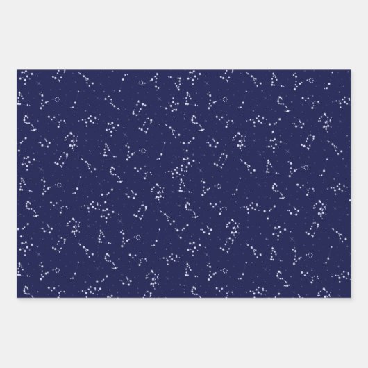 De constellaties inpakpapier vel (Voorkant)