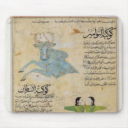 De constellaties van de stier muismat (Voorkant)