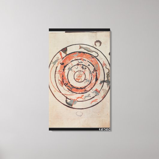 De constellaties van "Les Phenomenes" Canvas Afdruk (Voorkant)