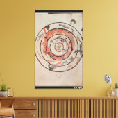 De constellaties van "Les Phenomenes" Canvas Afdruk (Insitu (Woonkamer))
