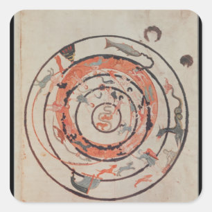 De constellaties van "Les Phenomenes" Vierkante Sticker