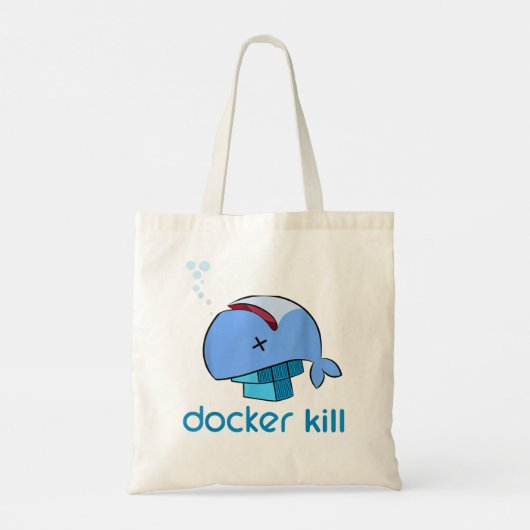 De container van de Docker linux zet programmacode Tote Bag (Achterkant)