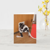 De contant geld Opgesloten kaart van het Puppy van (Gele Bloem)