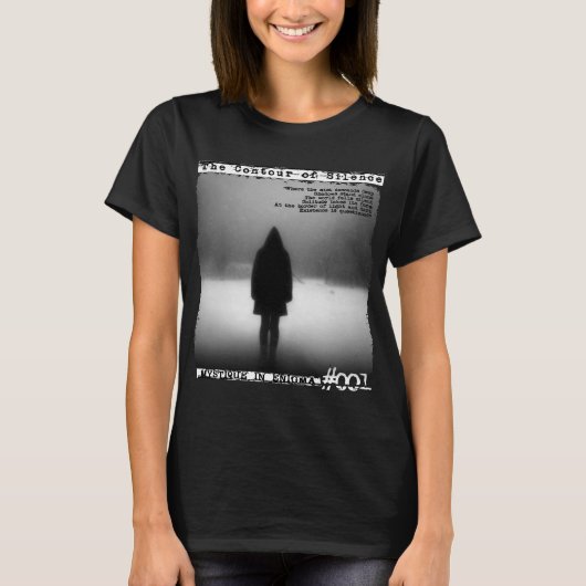 De Contour van Stilte T-shirt (Voorkant)