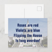 De controle over het Huis van Afgevaardigden omdra Briefkaart (Voorkant / Achterkant)