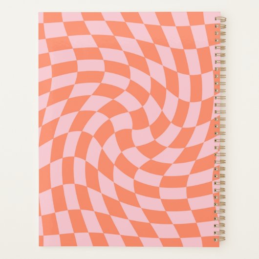 De controle van het Kettingbord van de Pastel van  Planner (Achterkant)