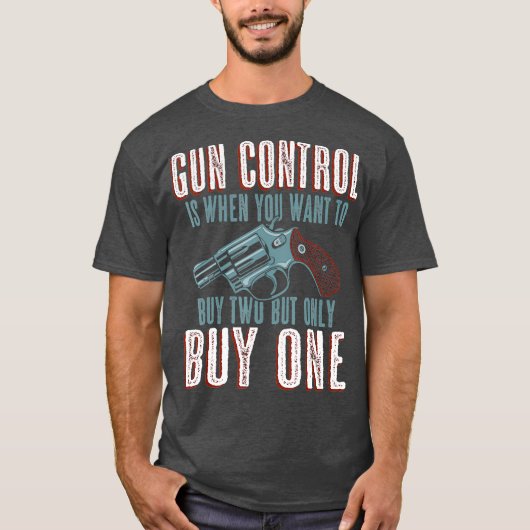 De controle van het pistool is wanneer u één Eigen T-shirt (Voorkant)