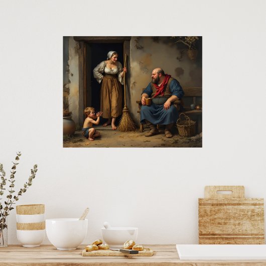 De Conversatie Poster (Keuken)