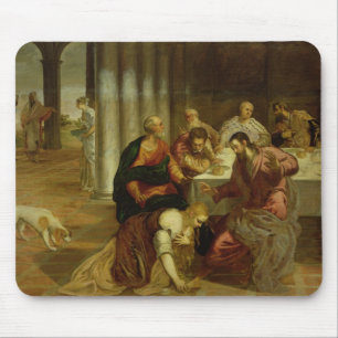 De conversie van Mary Magdalene, 1546-7 Muismat