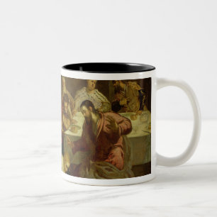 De conversie van Mary Magdalene, 1546-7 Tweekleurige Koffiemok