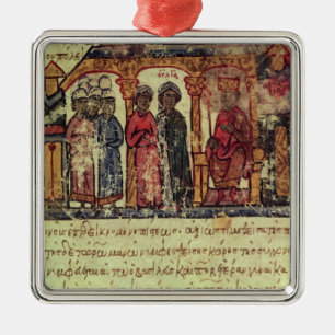 De    conversie van Olga Metalen Ornament