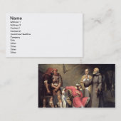 De conversie van Robert, Duke of Normandy, bekend Visitekaartje (Voorkant / Achterkant)
