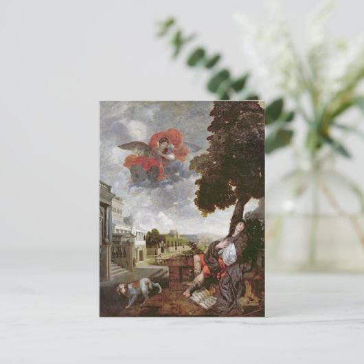 De conversie van St. Augustinus, c.1663 Briefkaart (Staand voorkant)