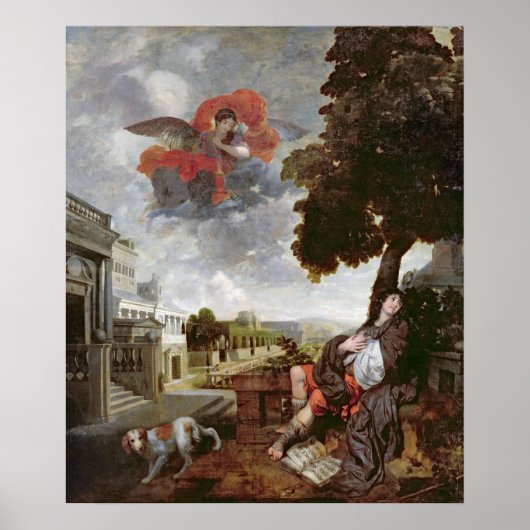 De conversie van St. Augustinus, c.1663 Poster (Voorkant)