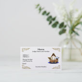 De Conviviviviale Freemason Business/Profile Card Visitekaartje (Staand voorkant)