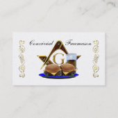 De Conviviviviale Freemason Business/Profile Card Visitekaartje (Achterkant)