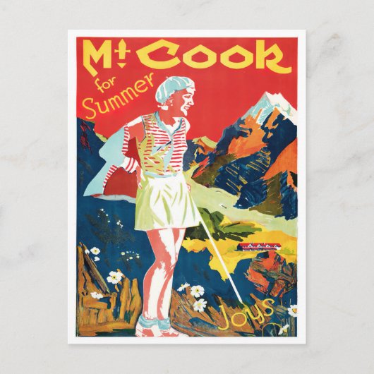 De Cook Australia — vintage Briefkaart (Voorkant)
