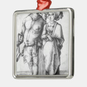 De Cook en zijn vrouw Metalen Ornament (Links)
