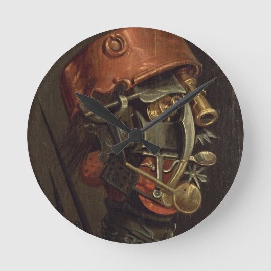 De Cook (olie op het paneel) Ronde Klok (Voorkant)