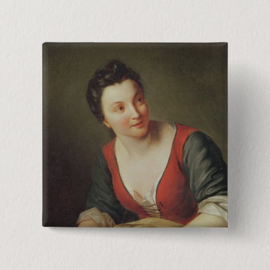 De Cook Vierkante Button 5,1 Cm (Voorkant)