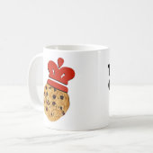 De Cookie Queen Mok/Glass Koffiemok (Voorkant links)