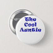 De Cool Auntie Ronde Button 5,7 Cm (Voorkant /achterkant)