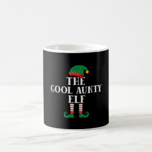 De Cool Aunty Elf Funny Kerstmis Koffiemok