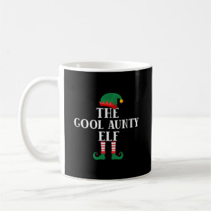 De Cool Aunty Elf Funny Kerstmis Koffiemok