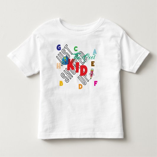 De Cool Kind ,net kwam opdagen Kinder Shirts (Voorkant)