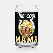 De Cool Mama | Westerse Moederdag Uniek Blikvorm Glas (Voorkant)